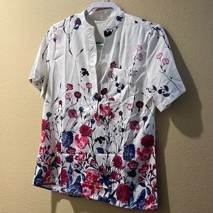 Women’s Vneck summer loose fit blouse